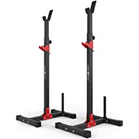 Marbo Sport Soporte para Pesas (2 Unidades- Altura Regulable) Soporte Barbell rack para barra - par de pesas MH-S202